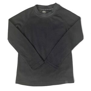 Kombi Kids Black Thermal Base Layer Top Winter hockey ski Medium Warm Gorpcore